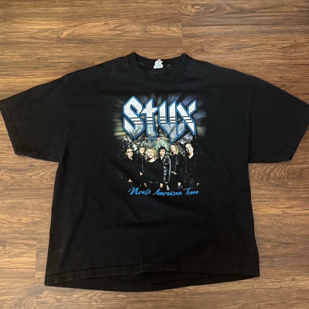 STYX North American Tour Band T-Shirt – Size‎ 2XL – Concert Tee
